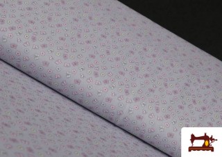 Tissu en Coton Imprimé avec Fleurs et Papillons Tissu en Coton Imprimé avec Fleurs et Papillons