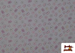 Acheter Tissu en Coton Imprimé avec Fleurs et Papillons Acheter Tissu en Coton Imprimé avec Fleurs et Papillons