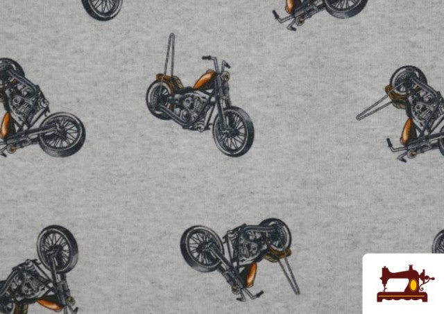 Vente en ligne de Tissu en Sweat avec Motos Style Harley-Davidson