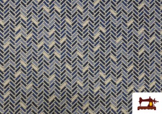 Acheter Tissu en Gobeline Imprimé avec Tresse pour Tapisserie couleur Bleu Acheter Tissu en Gobeline Imprimé avec Tresse pour Tapisserie couleur Bleu