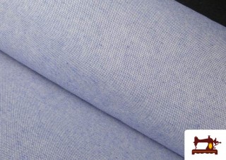 Tissu en Canvas Panama Organique 100% couleur Bleu Tissu en Canvas Panama Organique 100% couleur Bleu