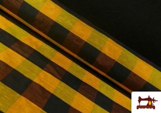 Acheter Tissu en Soie Naturel Shantung avec Imprimé Jaune Acheter Tissu en Soie Naturel Shantung avec Imprimé Jaune