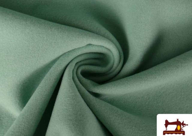 Vente de Tissu en Mouflon de Couleurs couleur Vert mer