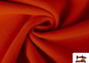 Tissu en Mouflon de Couleurs couleur Orange