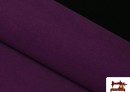 Acheter en ligne Tissu en Mouflon de Couleurs couleur Violet foncé