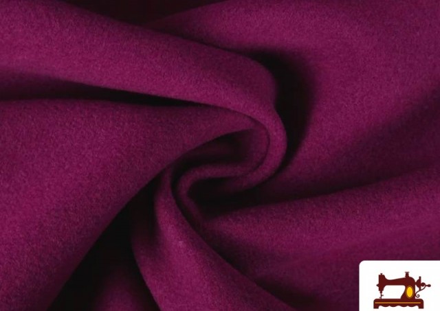 Acheter en ligne Tissu en Mouflon de Couleurs couleur Bougainville