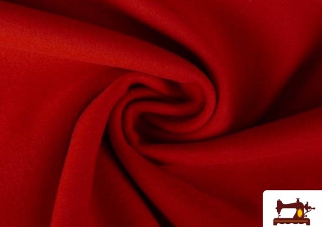 Acheter Tissu en Mouflon de Couleurs couleur Rouge