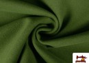 Tissu en Mouflon de Couleurs couleur Vert Bouteille