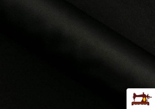 Acheter en ligne Tissu en Crêpe Satiné avec Tombé de Couleurs couleur Noir Acheter en ligne Tissu en Crêpe Satiné avec Tombé de Couleurs couleur Noir