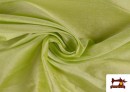 Acheter en ligne Tissu en Soie Naturel 100% Shantung de Couleurs couleur Vert pistache