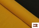 Acheter en ligne Tissu en Mousseline de Couleurs couleur Moutarde