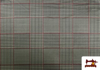 Acheter Tissu en Velours avec Imprimé Prince-de-galles Acheter Tissu en Velours avec Imprimé Prince-de-galles