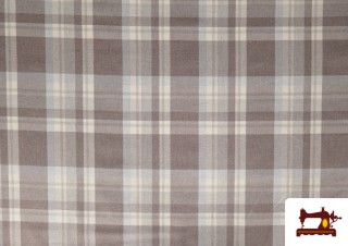 Vente de Tissu Viyella Imprimé à Carreaux Classiques Beige Vente de Tissu Viyella Imprimé à Carreaux Classiques Beige