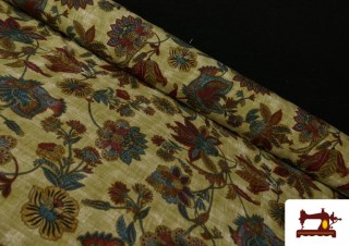 Tissu en Viscose Floral Multicolore Tissu en Viscose Floral Multicolore
