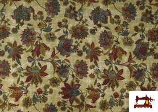 Vente de Tissu en Viscose Floral Multicolore Vente de Tissu en Viscose Floral Multicolore