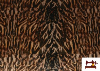 Acheter Tissu en Velours Martelé Imprimé avec Plumes Acheter Tissu en Velours Martelé Imprimé avec Plumes