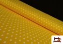 Vente en ligne de Tissu de Tee-Shirt Imprimé avec Étoiles de Couleurs couleur Jaune