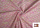 Vente en ligne de Tissu de Tee-shirt Imprimé avec Arcs-en-Ciel Roses