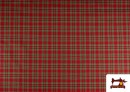 Acheter Tissu à Carreaux Écossais pour Linge de Table (Largeur 305 cm) couleur Rouge