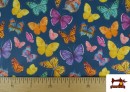 Acheter en ligne Tissu en Softshell Imprimé avec Papillons