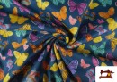 Vente en ligne de Tissu en Softshell Imprimé avec Papillons