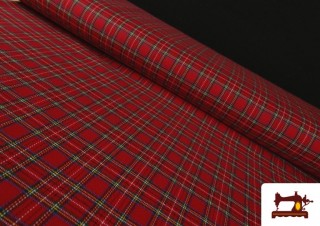 Tissu en Viyella à Carreaux Écossais Petits