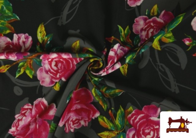 Vente en ligne de copy of Tissu pour Vêtements Flamenco avec Fleurs