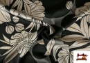 Vente en ligne de Tissu en Crêpe Satiné avec Imprimé Floral