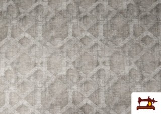 Tissu Imperméable Antitaches pour Linge de Table et Décoration couleur Gris