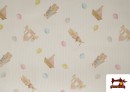 Acheter en ligne copy of Tissu Piqué en Coton Imprimé avec Oiseaux