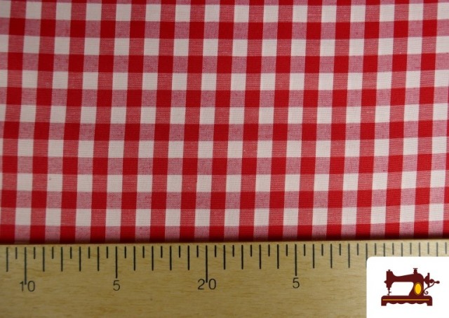 Tissu à Carreaux Vichy de Couleurs (1 cm)