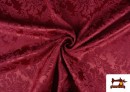 Acheter en ligne copy of Tissu Fantaisie Jacquard Médiéval couleur Rubis