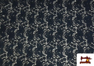 Acheter Tissu en Dentelle Guipur Bleu Marin