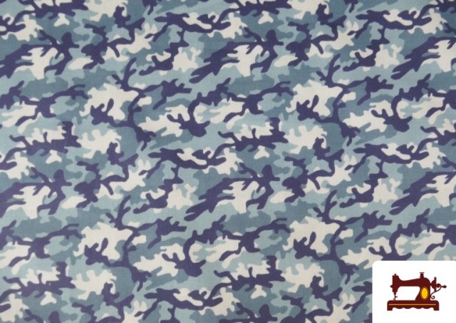 Vente de copy of Tissu Popeline en Coton avec Imprimé Camouflage