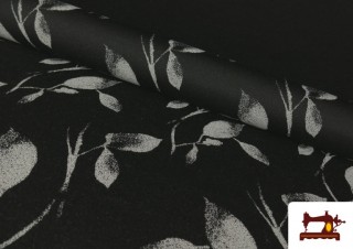 Tissu en Jacquard avec Feuilles pour Tapisserie