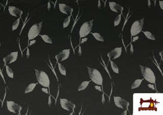 Acheter Tissu en Jacquard avec Feuilles pour Tapisserie