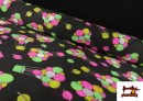 Acheter Tissu en Rase Ketten Imprimé avec Ballons Fluorescent