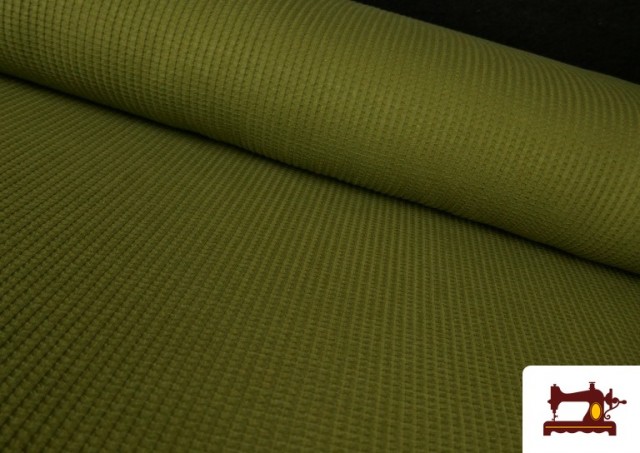 Vente en ligne de copy of Tissu de Tee-Shirt avec Cerises Pin-Up couleur Kaki