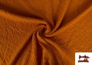 copy of Tissu en Viscose avec Fleurs Blanches couleur Orange