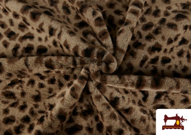 Vente en ligne de Tissu à Poil Doux avec Imprimé Animal Léopard