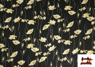 Acheter Tissu en Crêpe Floral