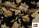 Vente en ligne de Tissu en Crêpe Floral Beige