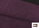 Vente en ligne de Tissu en Laine Curly de Tee-Shirt couleur Violet foncé