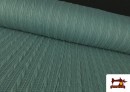 Acheter en ligne Tissu en Sweat Tricot avec Tresse couleur Vert mer