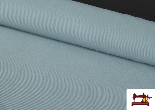 Vente en ligne de Tissu Côtelé Couleur Brique couleur Bleu