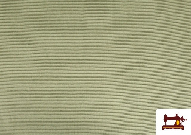 Acheter en ligne Tissu Côtelé Couleur Brique couleur Vert
