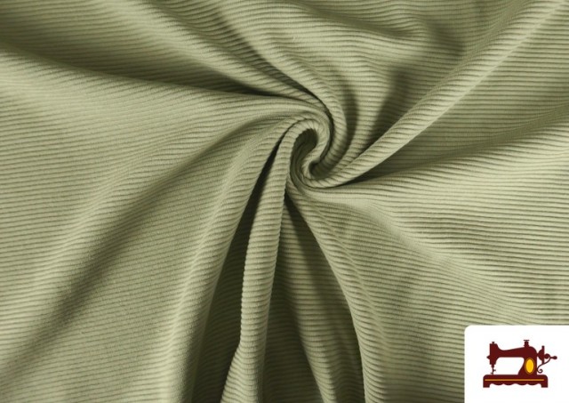 Vente en ligne de Tissu Côtelé Couleur Brique couleur Vert