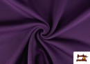 Tissu en Sweat de Couleurs couleur Violet foncé