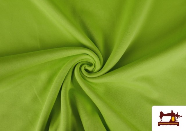 Acheter en ligne Tissu en Sweat de Couleurs couleur Vert pistache