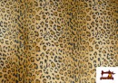 Acheter Tissu en Coraline Polaire Douce Léopard Marron